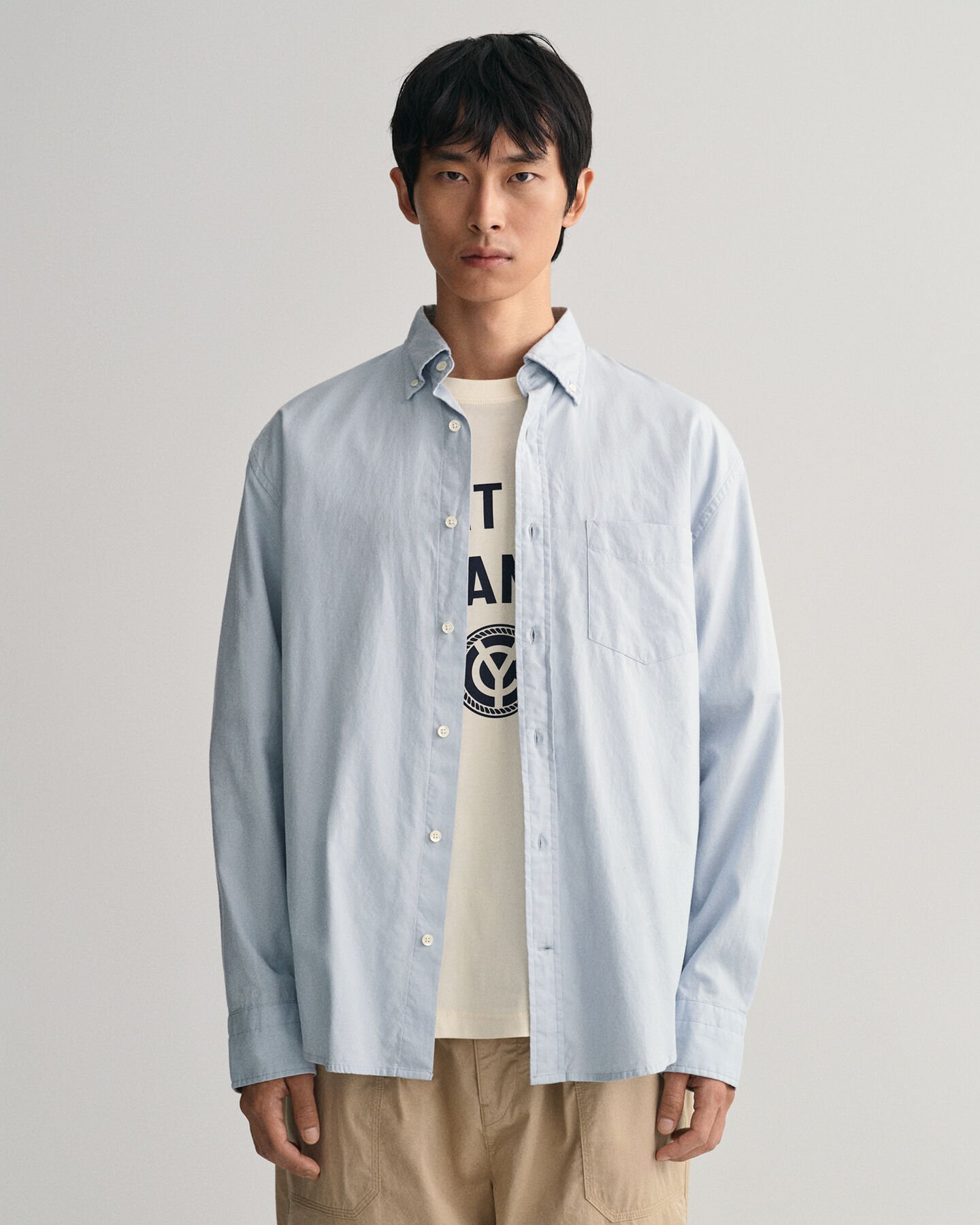 Relaxed fit ‑mitoitettu Dreamy-oxford‑paita