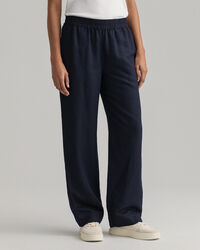 Huolettomat housut pellavasta ja viskoosista