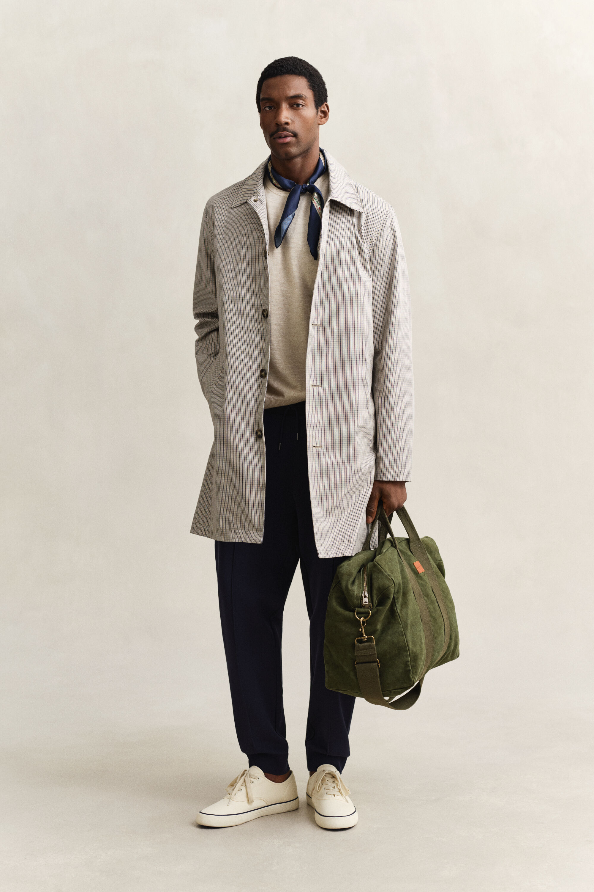 Lyhythihainen neulepusero slub-puuvillasekoitetta