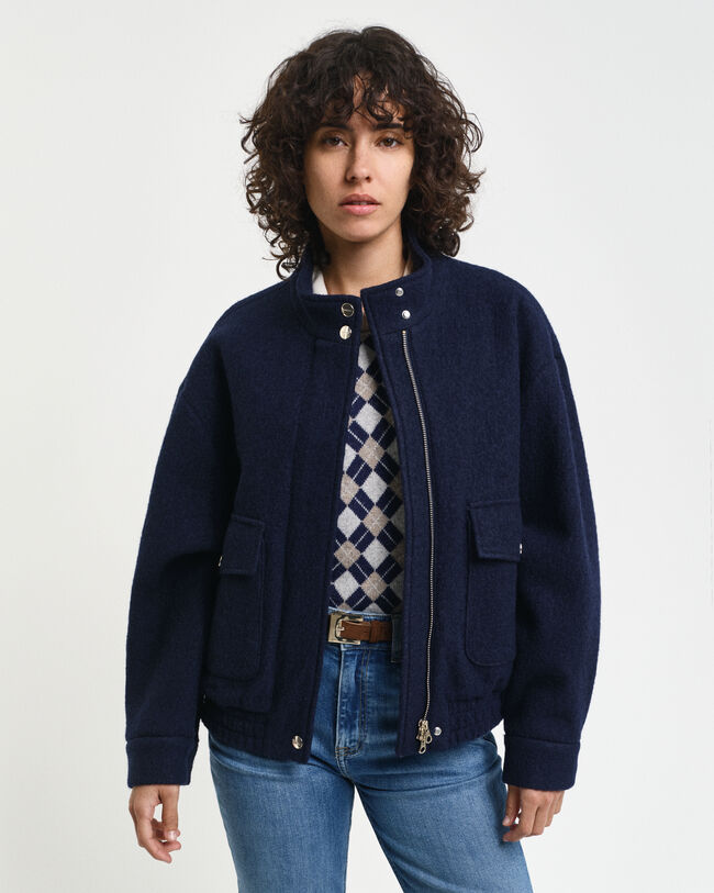 Villakankainen Harrington-takki