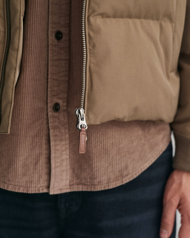 Flanellikankainen Puffer-takki