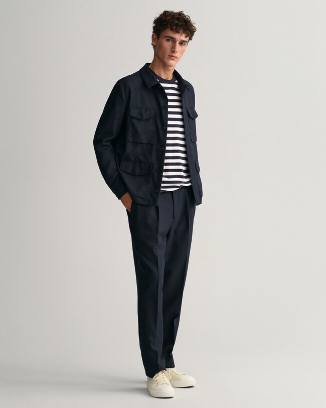 Raidallinen pitkähihainen t-paita