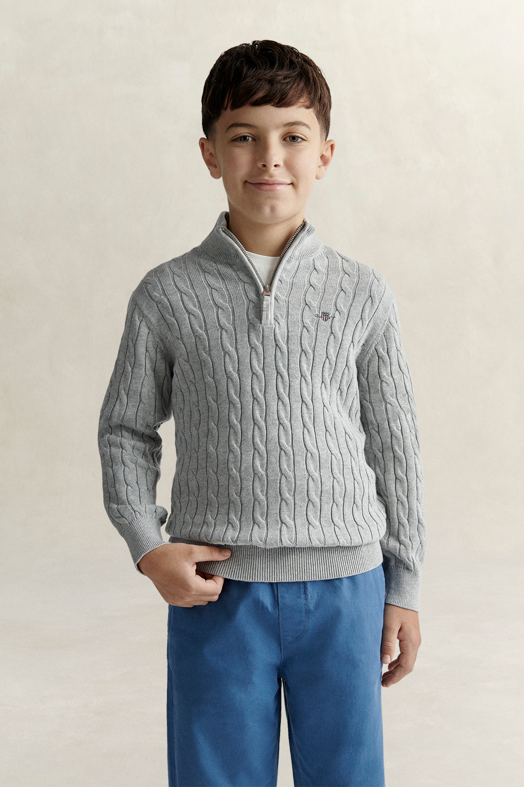 Teen Boys ‑malliston Shield-vetoketjuneulepusero