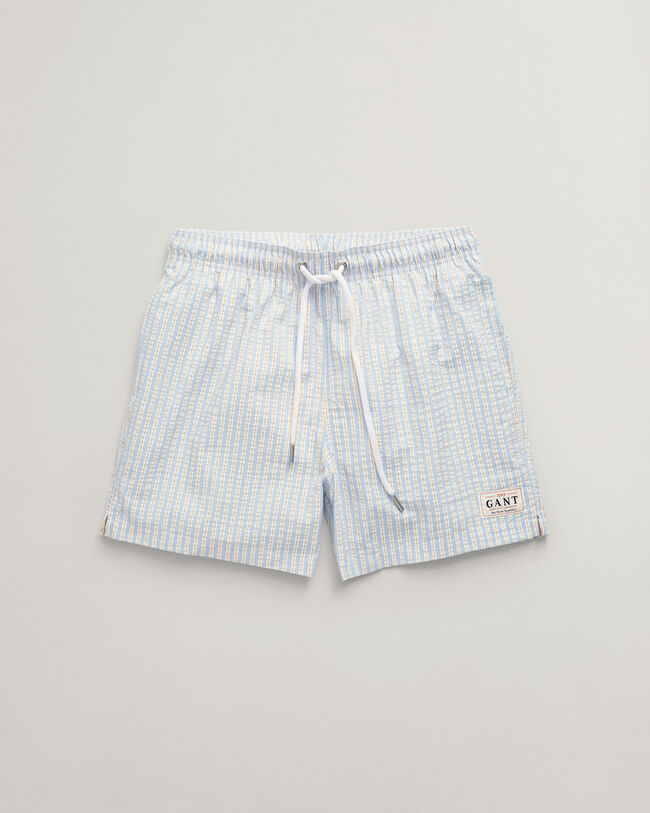 Seersucker Swim Shorts