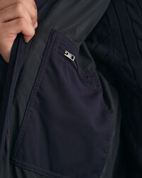 Flanellikankainen Puffer-takki