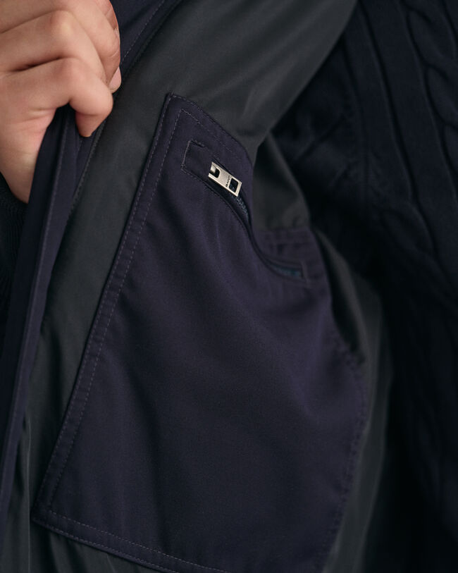 Flanellikankainen Puffer-takki