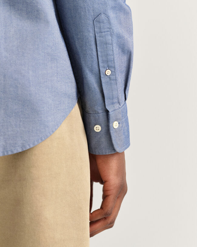 Slim fit ‑mitoitettu oxford-paita