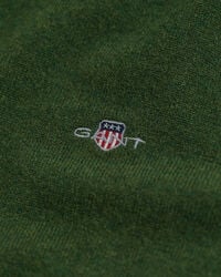 Ohut lampaanvillaneule, pyöreä pääntie