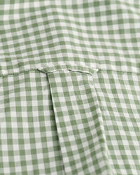 Regular&nbsp;fit ‑mitoitettu gingham-ruutuinen paita broadcloth-kankaasta