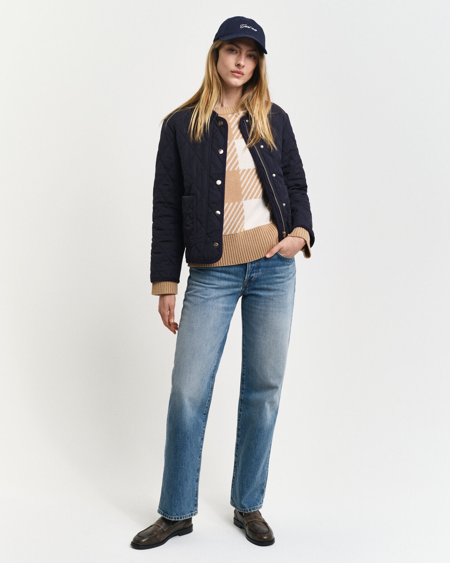 Buffalo Checked ‑neulepusero, py&ouml;re&auml; p&auml;&auml;ntie