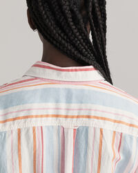 Raidallinen paitamekko