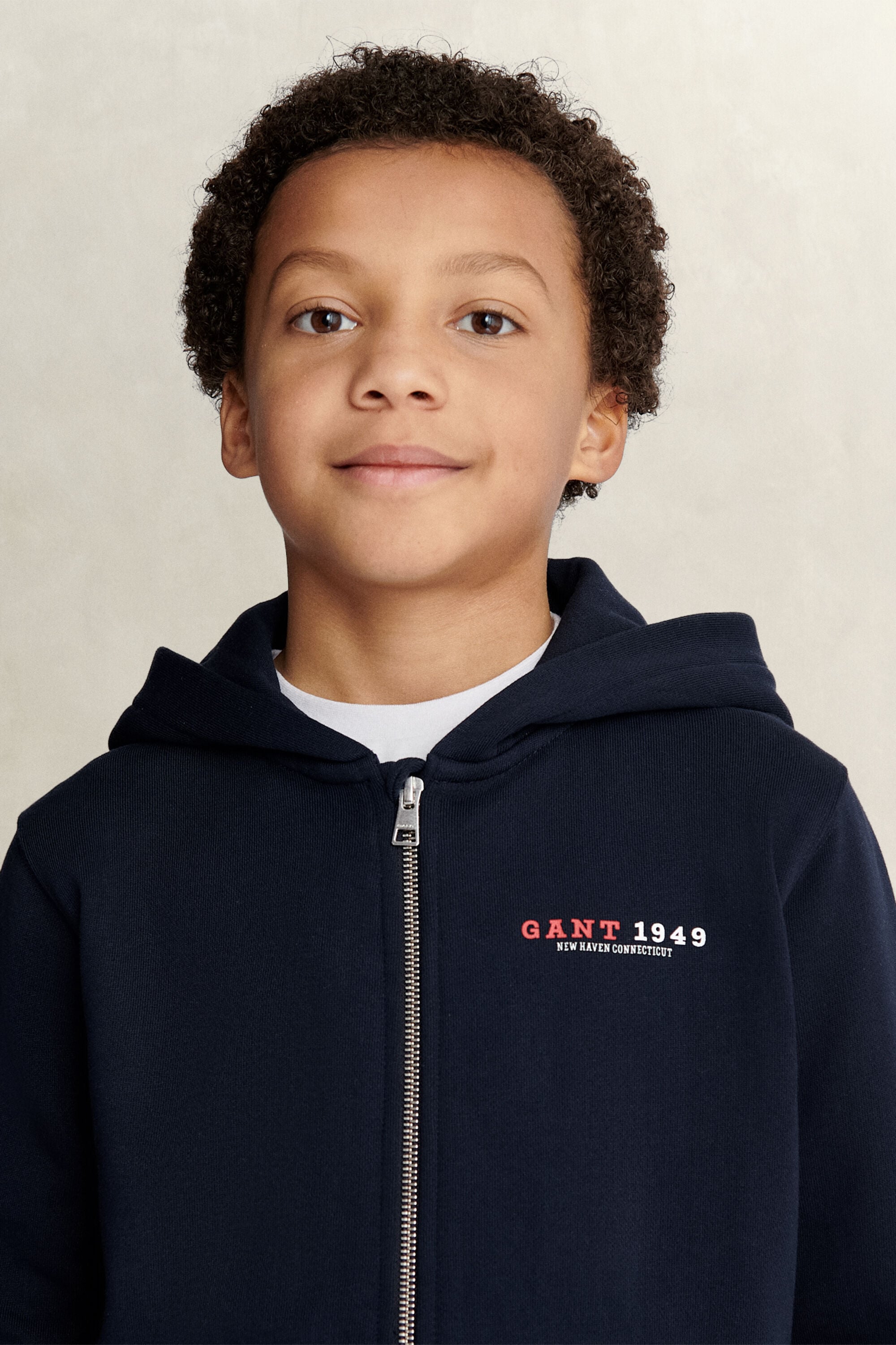 Teen Boys ‑malliston vetoketjullinen printtihuppari