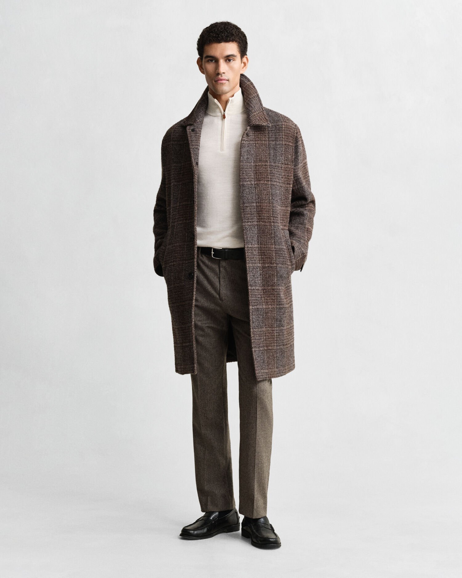 Ohut merinovillaneule, vetoketjukaulus