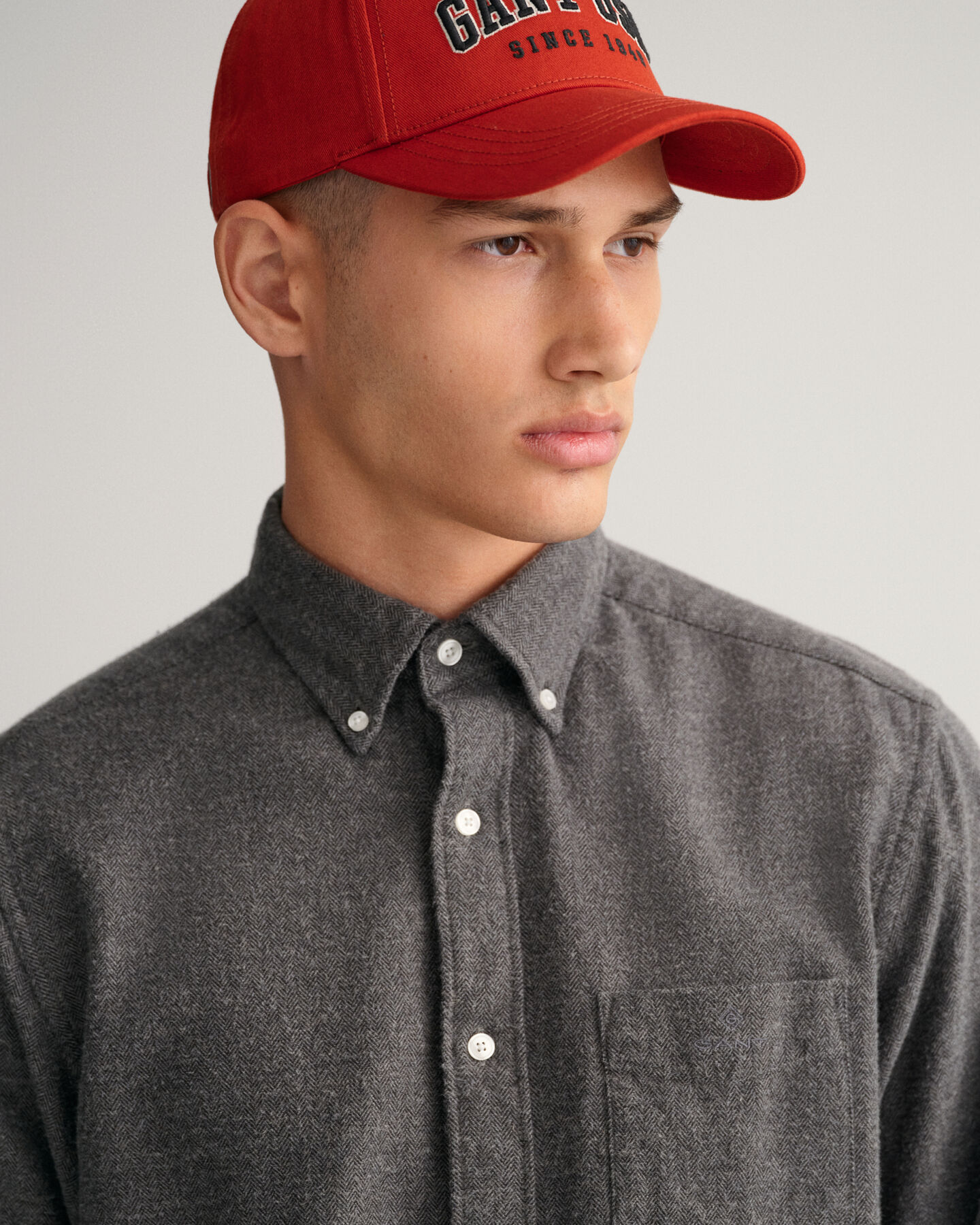 Regular fit ‑mitoitettu kalanruotokuosinen paita