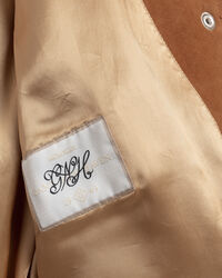 Mokkanahkatakki vyöllä