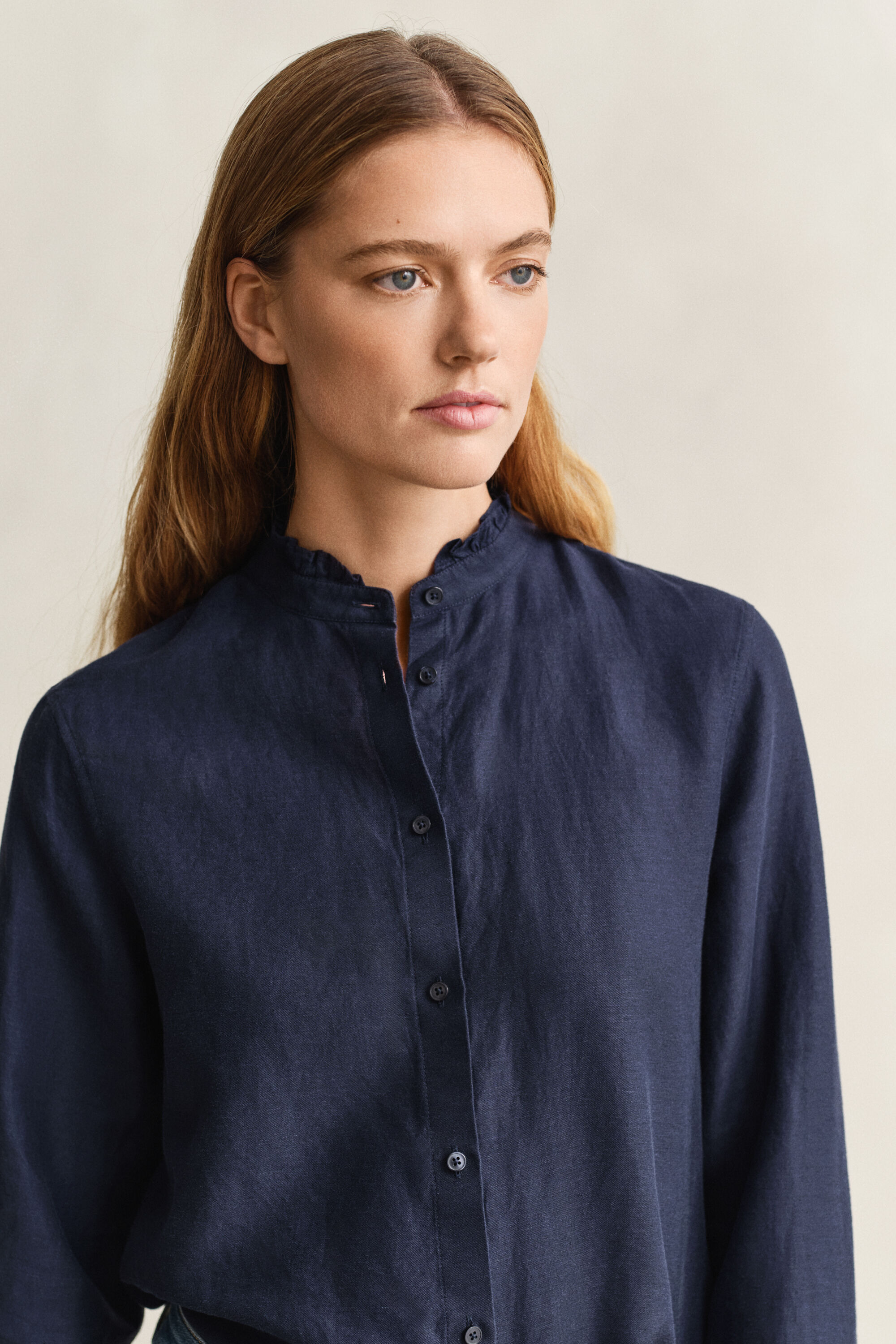 Röyhelöpusero pellavasekoitetta