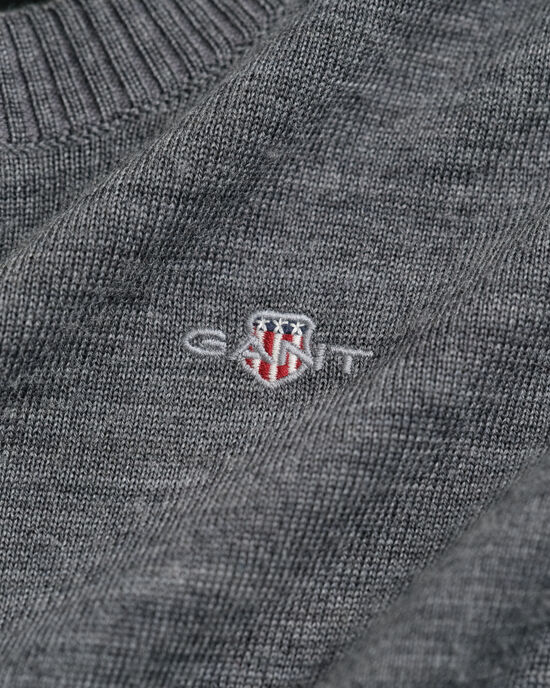 Kids-malliston hieno merinovillaneule, pyöreä pääntie