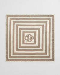 Raidallinen silkkihuivi