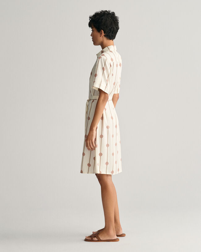 Lyhythihainen printtikuvioitu paitamekko