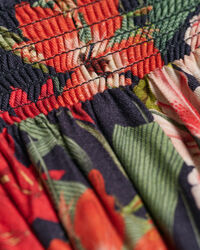 Teen Girls -malliston kudottu Tropical-printtihame