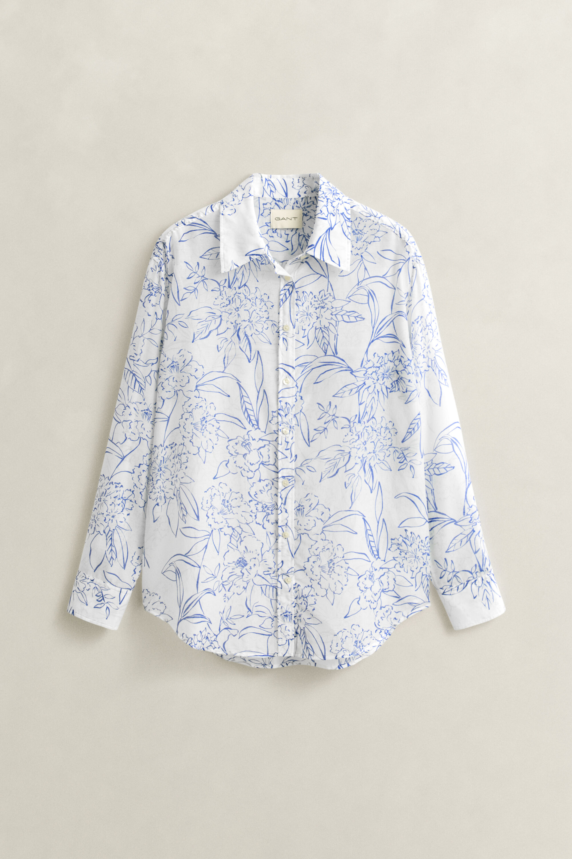 Kukallinen puuvillasilkkipaita