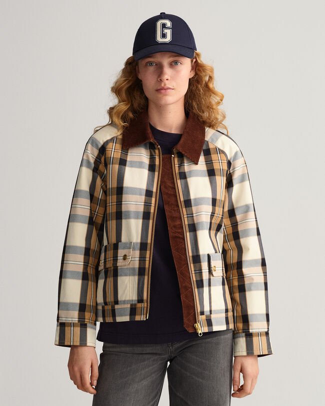 Ruudullinen lyhyt takki