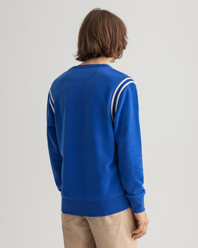 Tiger Badge ‑collegepaita, py&ouml;re&auml; p&auml;&auml;ntie