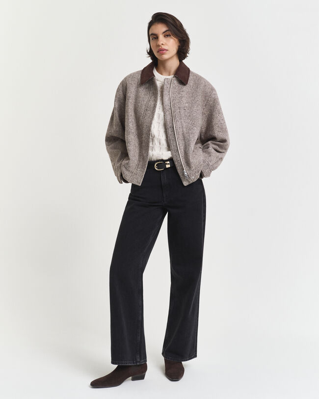 Puhvihihainen palmikkoneule