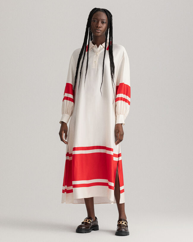 Raidallinen Detail-mekko