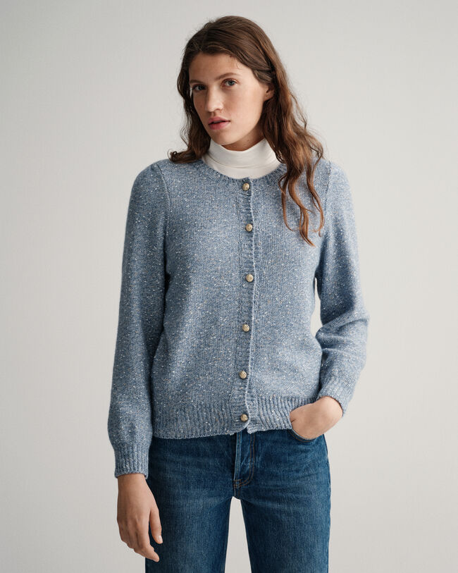 Sparkling-neuletakki, py&ouml;re&auml; p&auml;&auml;ntie