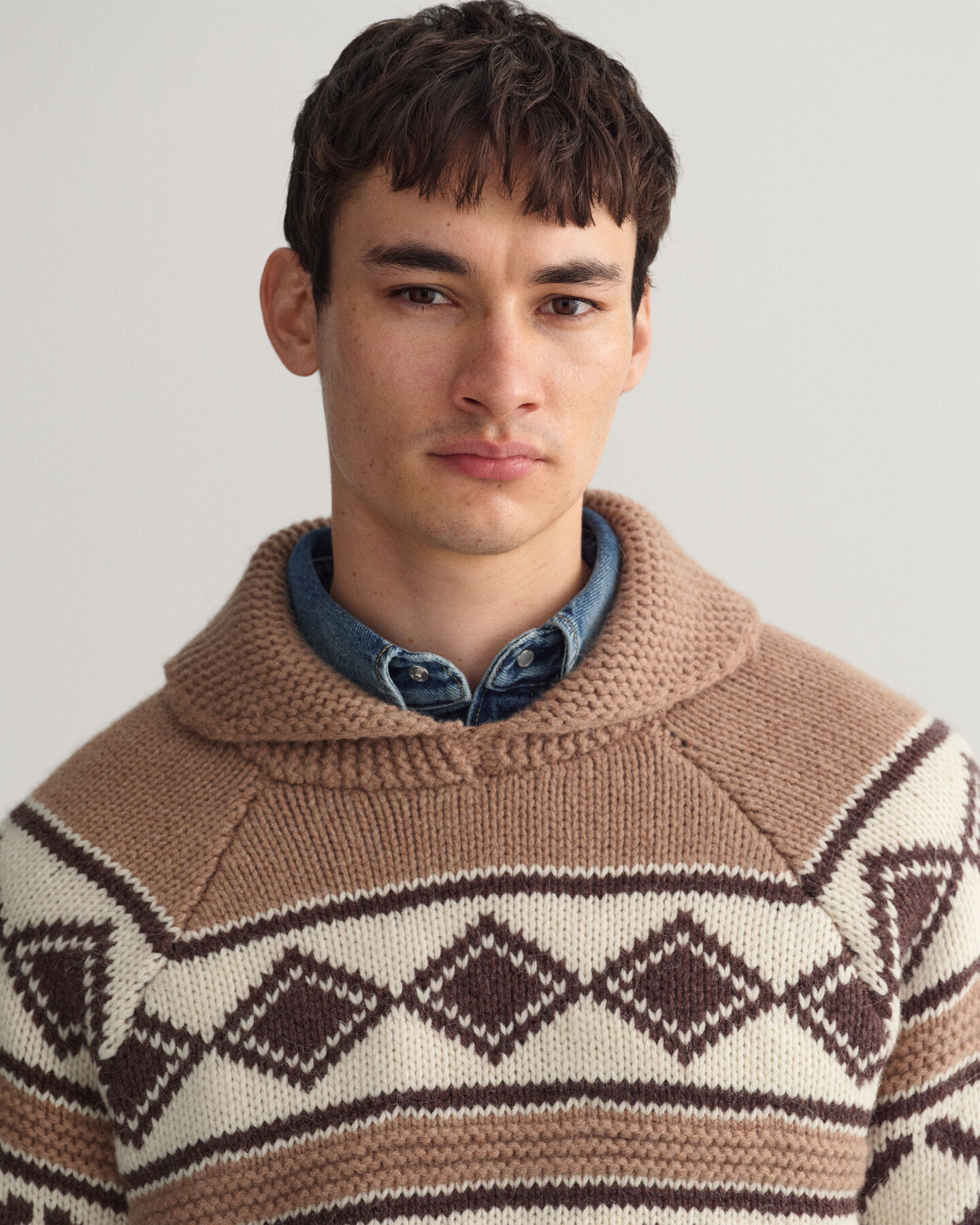 Oversized fit ‑mitoitettu Diamond-neulepusero