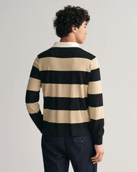 Leve&auml;raitainen merinovillainen Rugger-paita