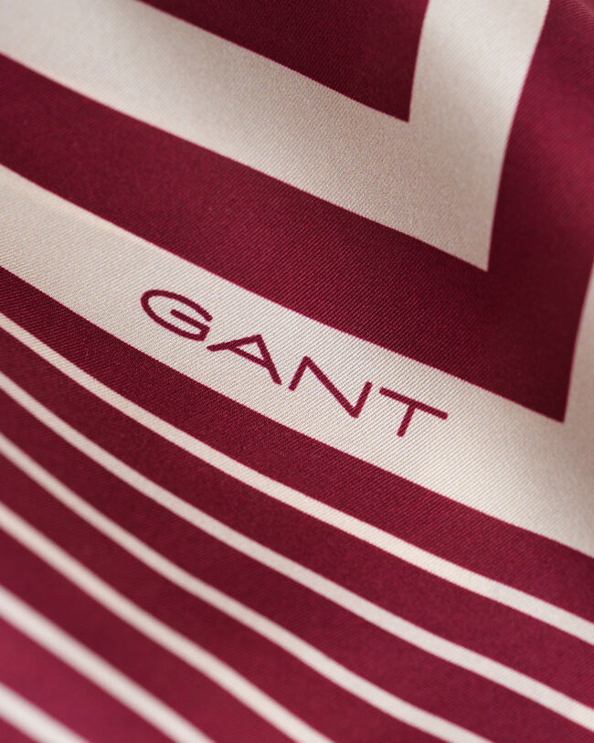 Monogram-silkkihuivi, kontrastireuna