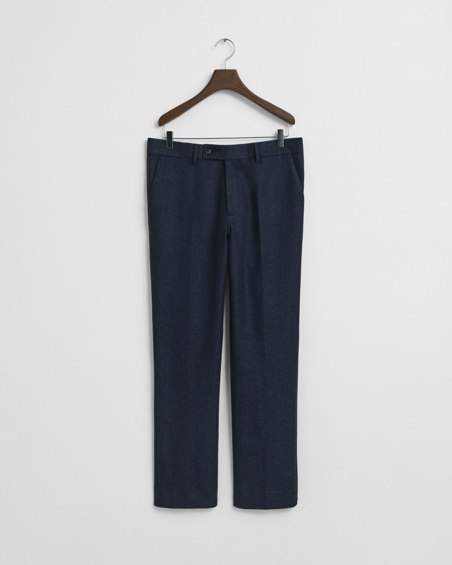 Slim fit ‑mitoitetut kalanruotokuvioiset flanelliset puvunhousut