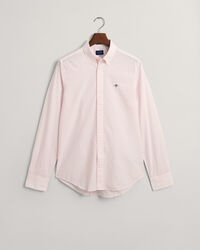 Slim fit ‑mitoitettu pystyraidallinen ja pilkullinen paita