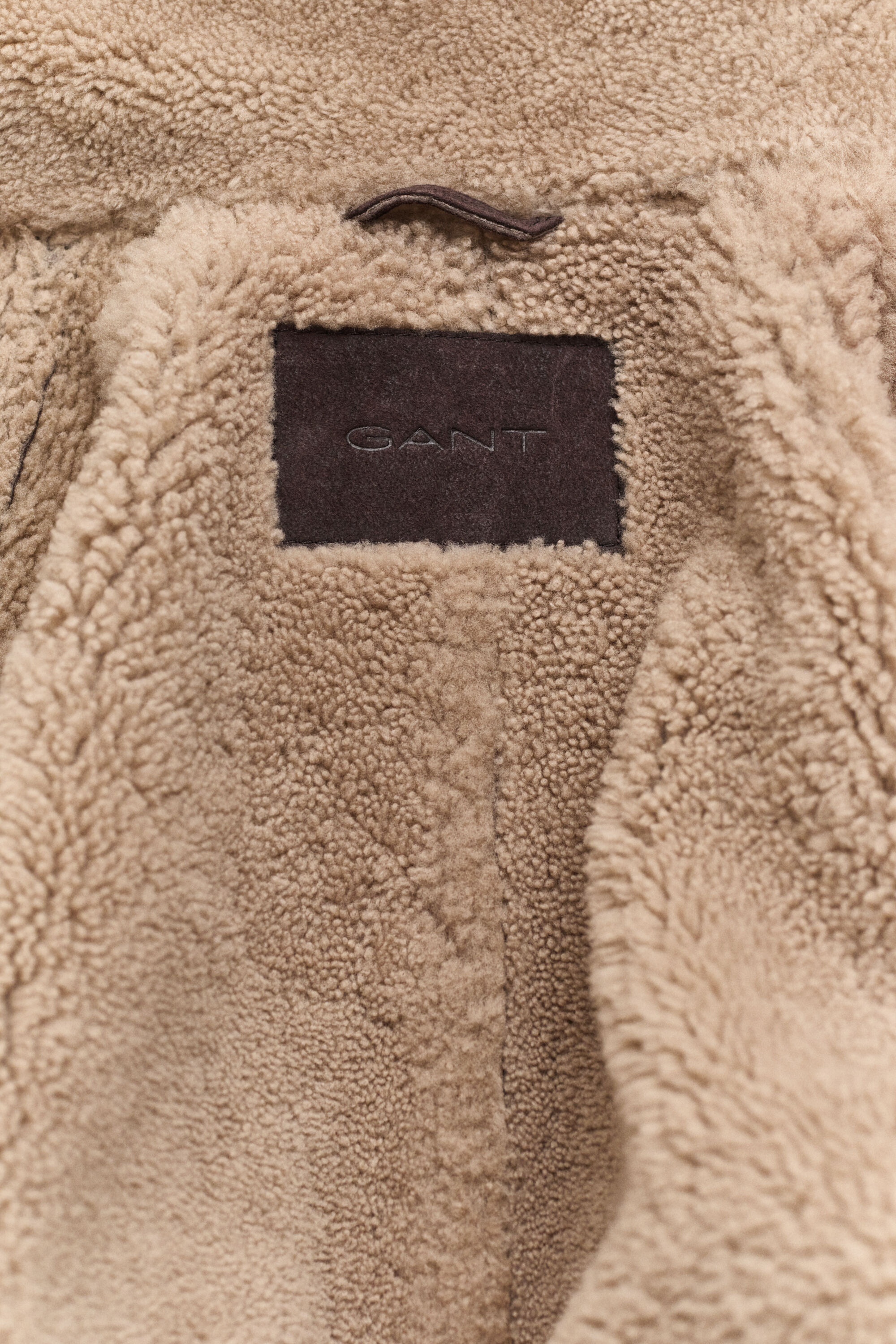 Shearling-takki