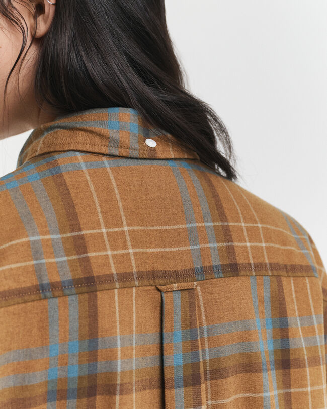 Oversized fit ‑mitoitettu ruutupaita