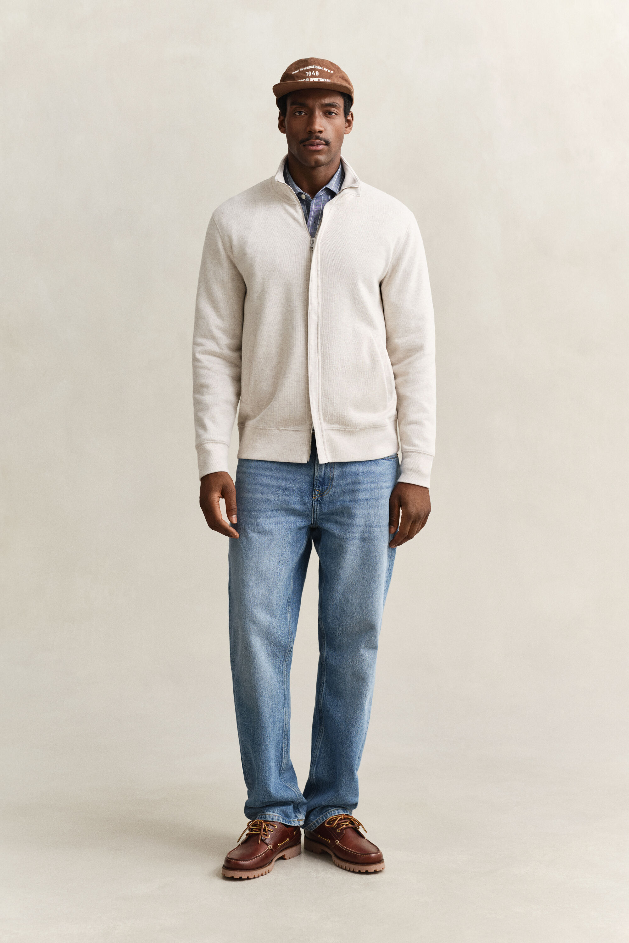 Vetoketjullinen Sacker Rib ‑collegepaita