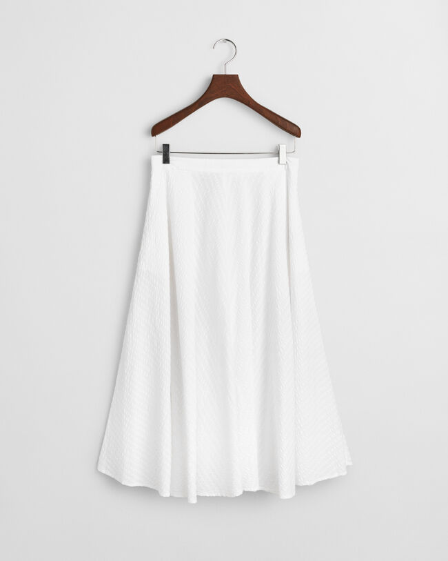 Raidallinen seersucker-hame