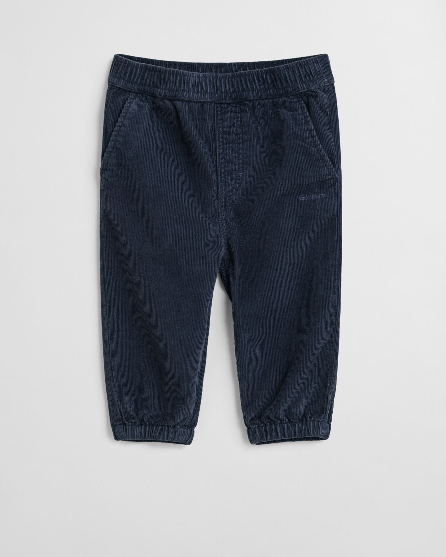 Baby-malliston joustavavyötäröiset vakosamettihousut