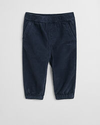 Baby-malliston joustavavyötäröiset vakosamettihousut