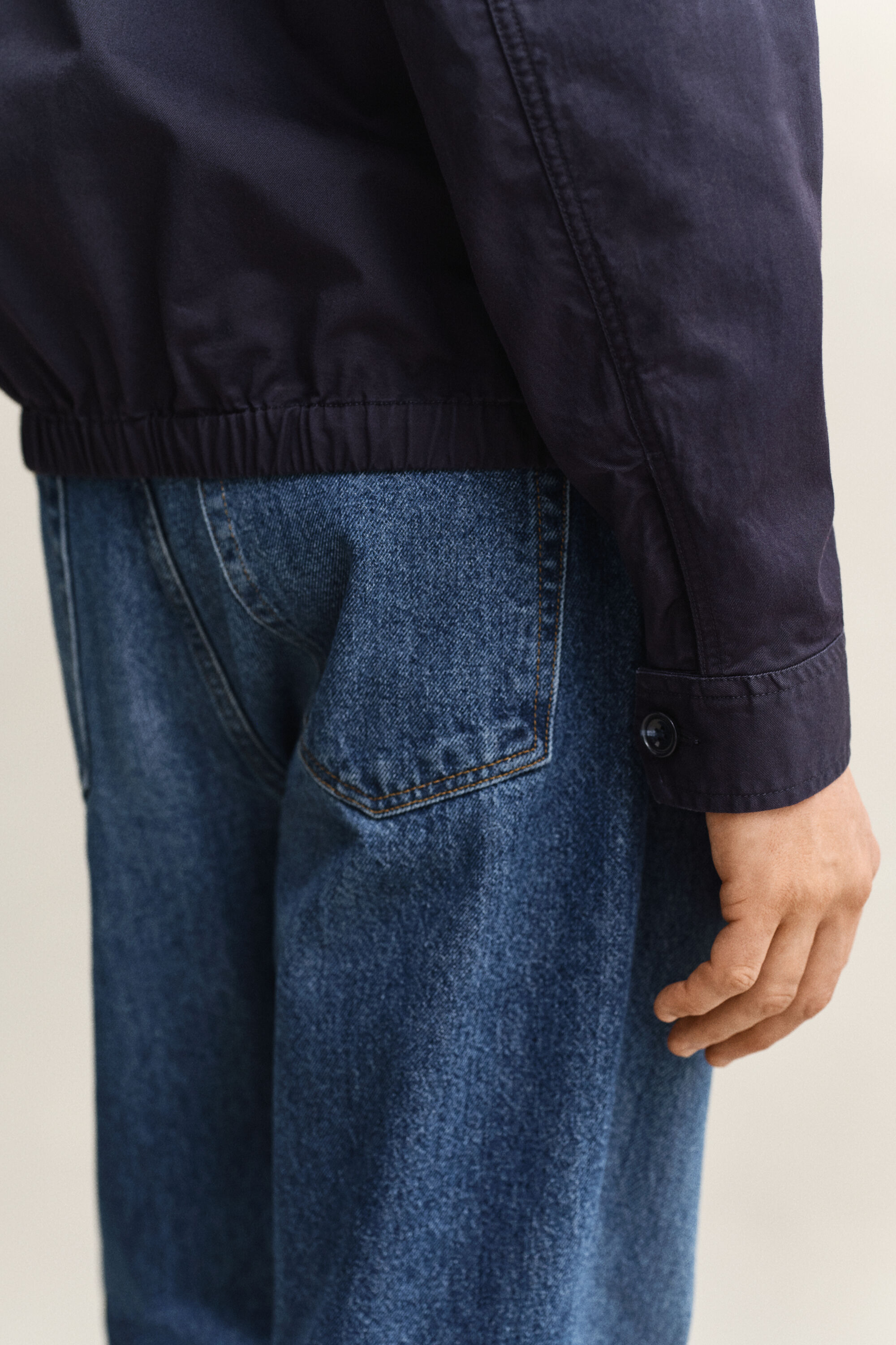 Puuvillainen Windcheater-takki