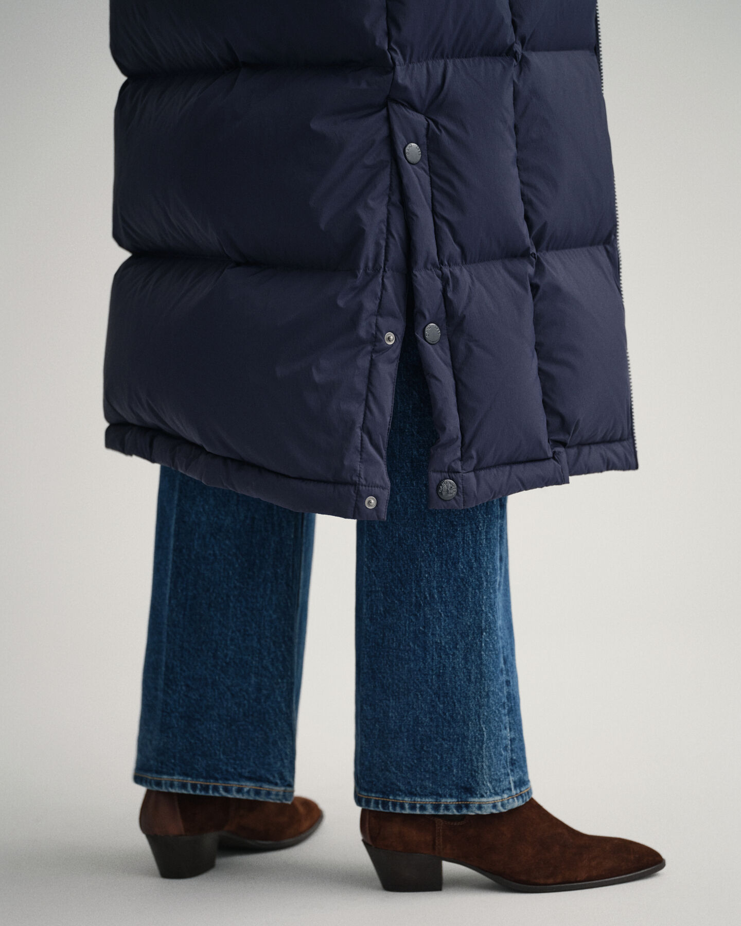 Kokopitkä untuvatakki