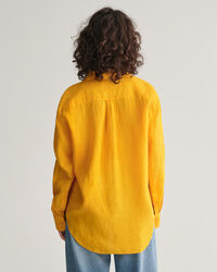 Relaxed&nbsp;fit ‑mitoitettu pellavapaita