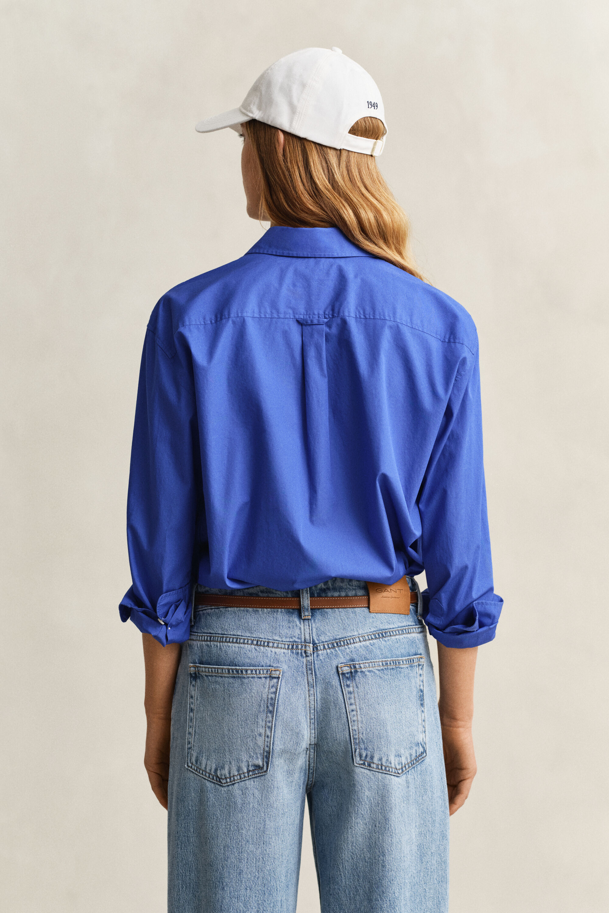 Relaxed fit ‑mitoitettu Classic-popliinipaita