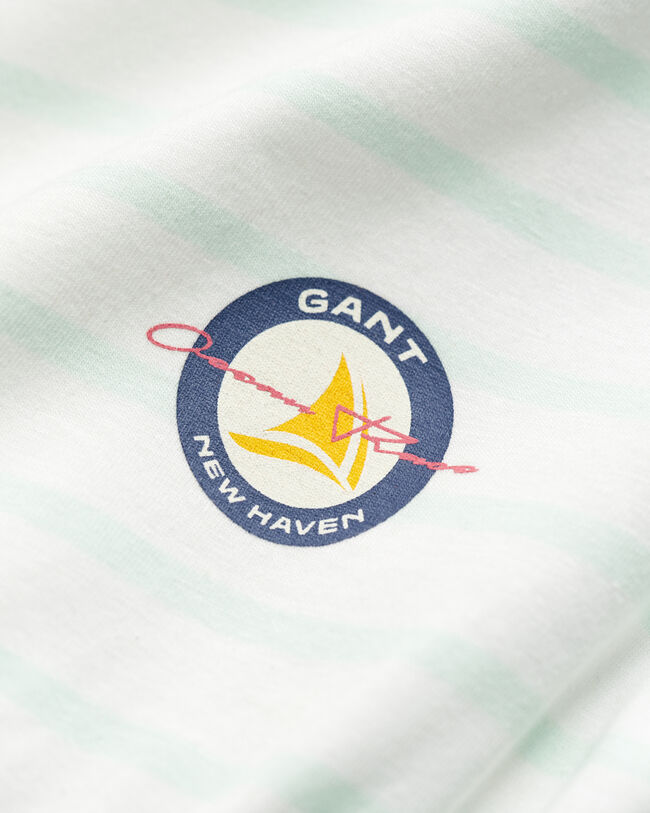 Girls-malliston raidallinen t-paitamekko