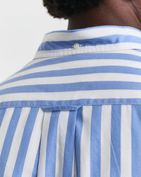 Regular fit ‑mitoitettu lyhythihainen klassinen popliiniraitapaita