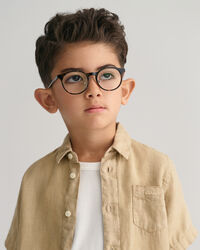 Kids-malliston lyhythihainen pellavapaita