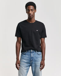 Kirjailtu Seasonal Essential Archive Shield ‑t‑paita