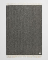 Kalanruotokuvioinen villainen torkkupeitto